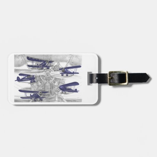 ワコビプレーン ラゲッジタグ (正面横)