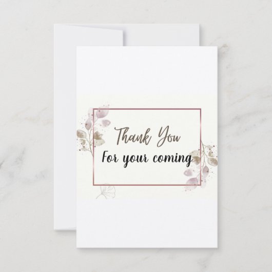 ワコール ユーカリ サンキューレター サンキューカード (正面)