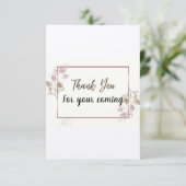 ワコール ユーカリ サンキューレター サンキューカード (スタンド正面)