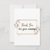 ワコール ユーカリ サンキューレター 水彩 サンキューカード (正面)