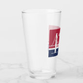 ワコ市国旗(テキサス州,米国) タンブラーグラス (右)