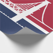 ワコ市国旗(テキサス州,米国) ラッピングペーパー (角)