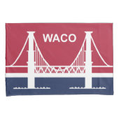 ワコ市国旗(テキサス州,米国) 枕カバー (正面右)