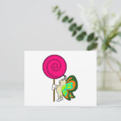 ワゴンとチョコレート ポストカード (スタンド正面)