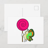 ワゴンとチョコレート ポストカード (正面/裏面)