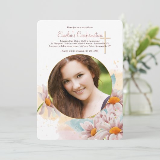 ワゴンの写真招待状 招待状 (スタンド正面)