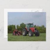 ワゴンを待っている ポストカード (正面/裏面)