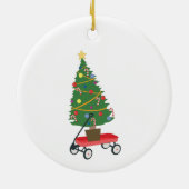 ワゴンクリスマスツリー セラミックオーナメント (裏面)