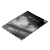 ワゴンノートブックの白黒カボチャ ノートブック (左側)