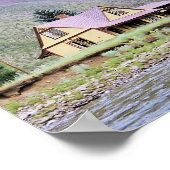 ワゴンホイールギャッププリント ポスター (角)