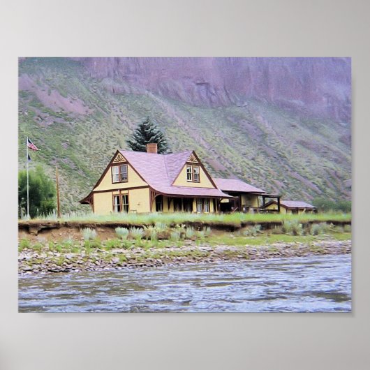 ワゴンホイールギャッププリント ポスター (正面)