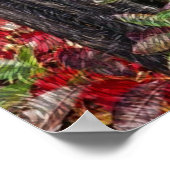 ワゴンホイールプリント ポスター (角)