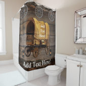 ワゴンホイール被覆ワゴンシャワーカーテン シャワーカーテン (インサイチュ)