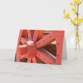 ワゴンホイール詳細 カード (黄色い花)