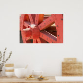 ワゴンホイール詳細 ポスター (キッチン)