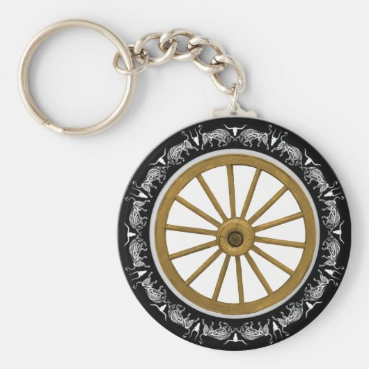 ワゴンホイール キーホルダー (正面)