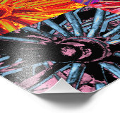 ワゴンホイール フォトプリント            (角)