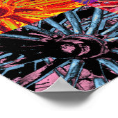 ワゴンホイール ポスター (角)