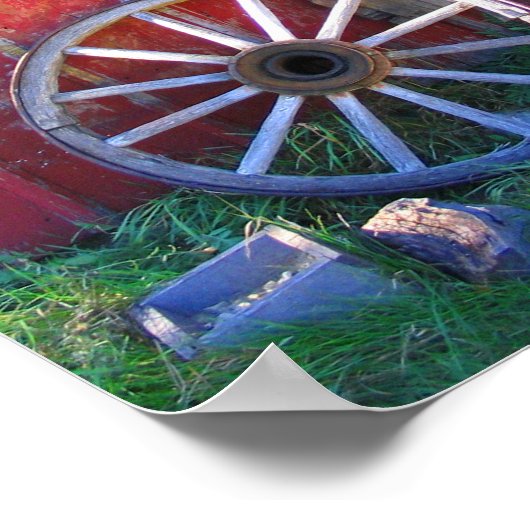 ワゴンホイール ポスター (角)