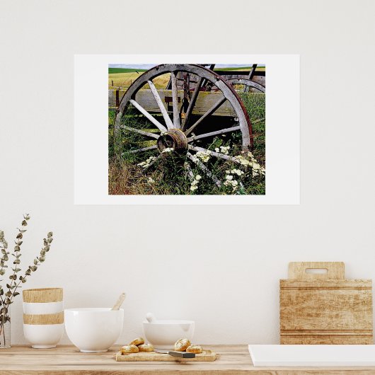 ワゴンホイール ポスター (キッチン)