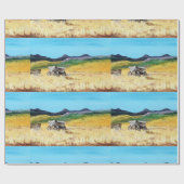 ワゴンホイール ラッピングペーパー (フラット)