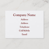 ワゴンホイール 名刺 (裏面)