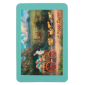 ワゴンマグネット付きヴィンテージバニー マグネット (縦)