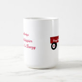 ワゴン幸せなマグ コーヒーマグカップ (中央)