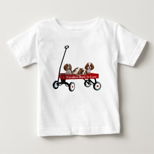 ワゴン幼児のユニセックスなワイシャツの騎士 ベビーTシャツ (正面)