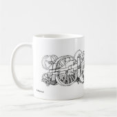 ワゴン引くこと マグカップ (左)