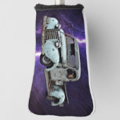 ワゴン素朴ホイールホースシューズ西スタイル ゴルフヘッドカバー (回転90)