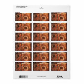 ワゴン素朴ホイールホースシューズ西スタイル ラベル (フルシート)