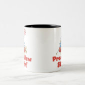 ワゴン誇り高く新しい姉妹それは男の子です ツートーンマグカップ (中央)