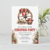 ワゴン車実在付きカウボーイのクリスマスストーリー 招待状 (スタンド正面)