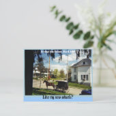 ワゴン、オハイオ州アシュランドからの挨拶… ポストカード (スタンド正面)