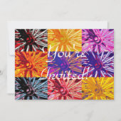 ワゴン ホイール 招待状 (正面)