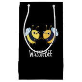 ワサビおもしろいービープンダークBG スモールペーパーバッグ (正面)