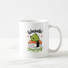 ワサビってる – かわいいかわいい寿司のダジャレ コーヒーマグカップ