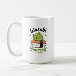 ワサビってる – かわいいかわいい寿司のダジャレ コーヒーマグカップ