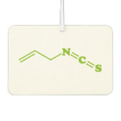 ワサビアリルイソチオシアン酸塩分子式 カーエアーフレッシュナー (正面)