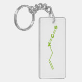 ワサビアリルイソチオシアン酸塩分子式 キーホルダー (正面左)