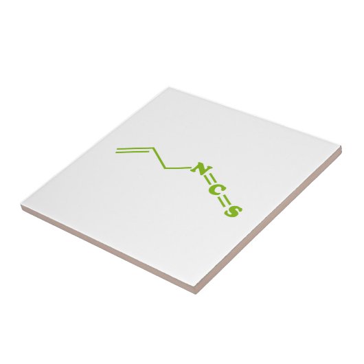 ワサビアリルイソチオシアン酸塩分子式 タイル (側面)