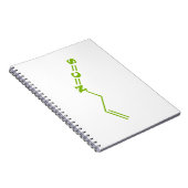 ワサビアリルイソチオシアン酸塩分子式 ノートブック (右側)