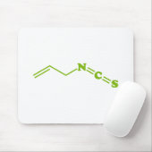 ワサビアリルイソチオシアン酸塩分子式 マウスパッド (マウス)