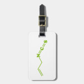 ワサビアリルイソチオシアン酸塩分子式 ラゲッジタグ (正面縦)