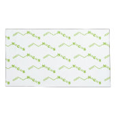 ワサビアリルイソチオシアン酸塩分子式 枕カバー (裏面-左)