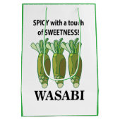 ワサビ甘辛Touchわさび ミディアムペーパーバッグ (裏面)