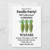 ワサビ甘辛Touchわさび 招待状 (正面)