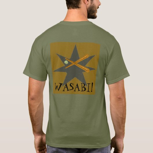 ワサビ！ Tシャツ (裏面)