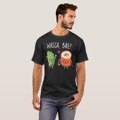 ワサベすしカップル和佐 Tシャツ (正面フル)